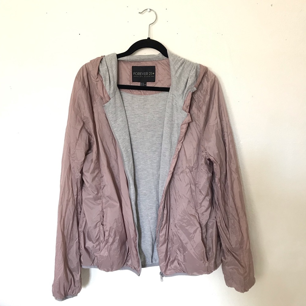 Forever 21+ Windbreaker jacket (3x)